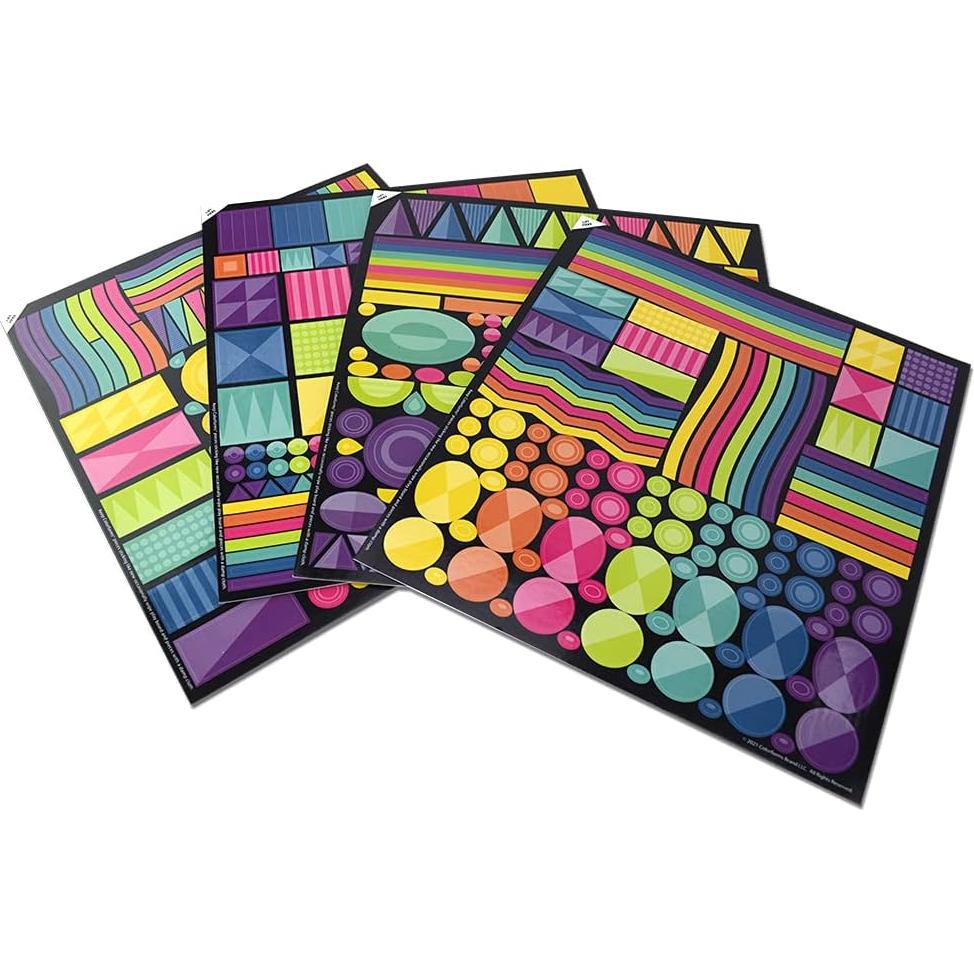 Set de Stickers Colorforms 70 Aniversario - 500+ Piezas Reposicionables
