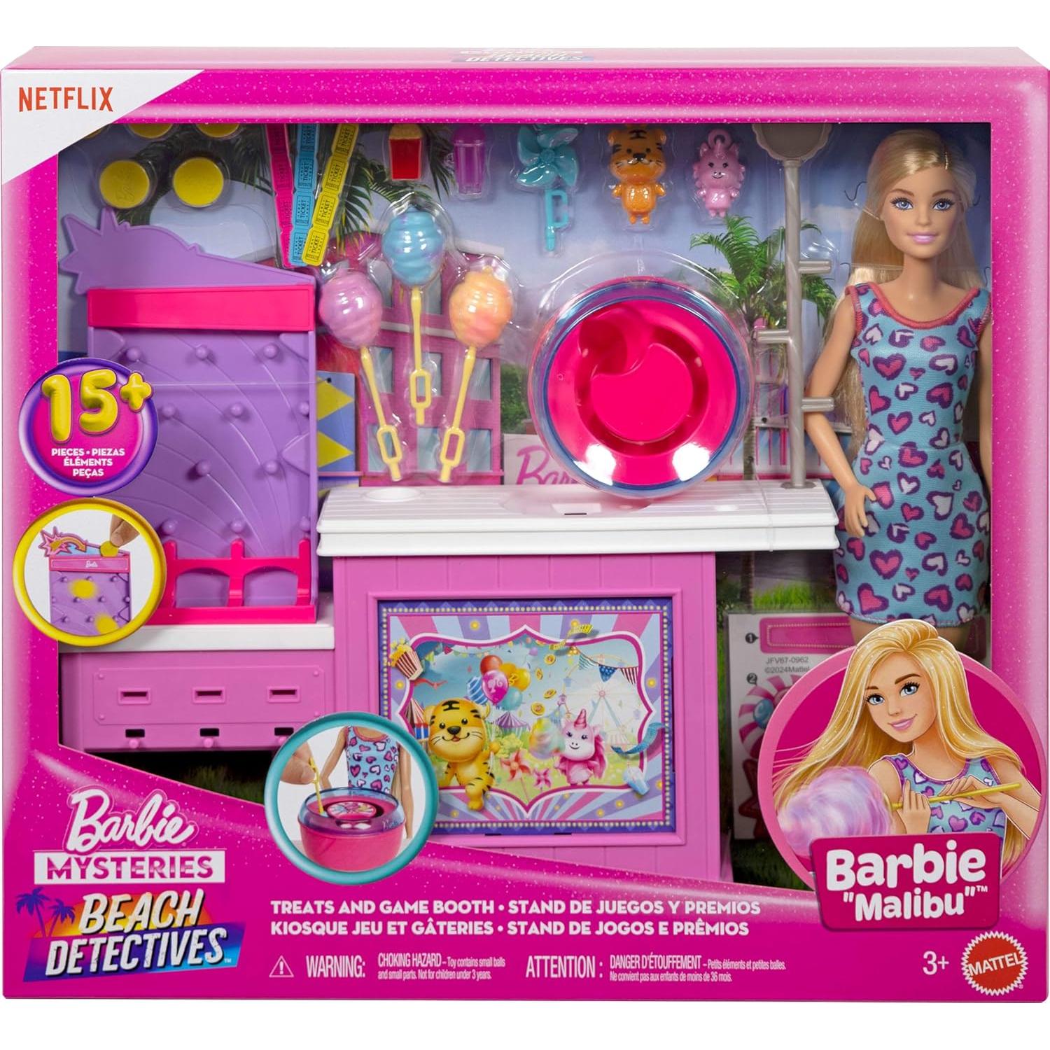 Muñeca Barbie Misterios: Detectives de Playa con Accesorios