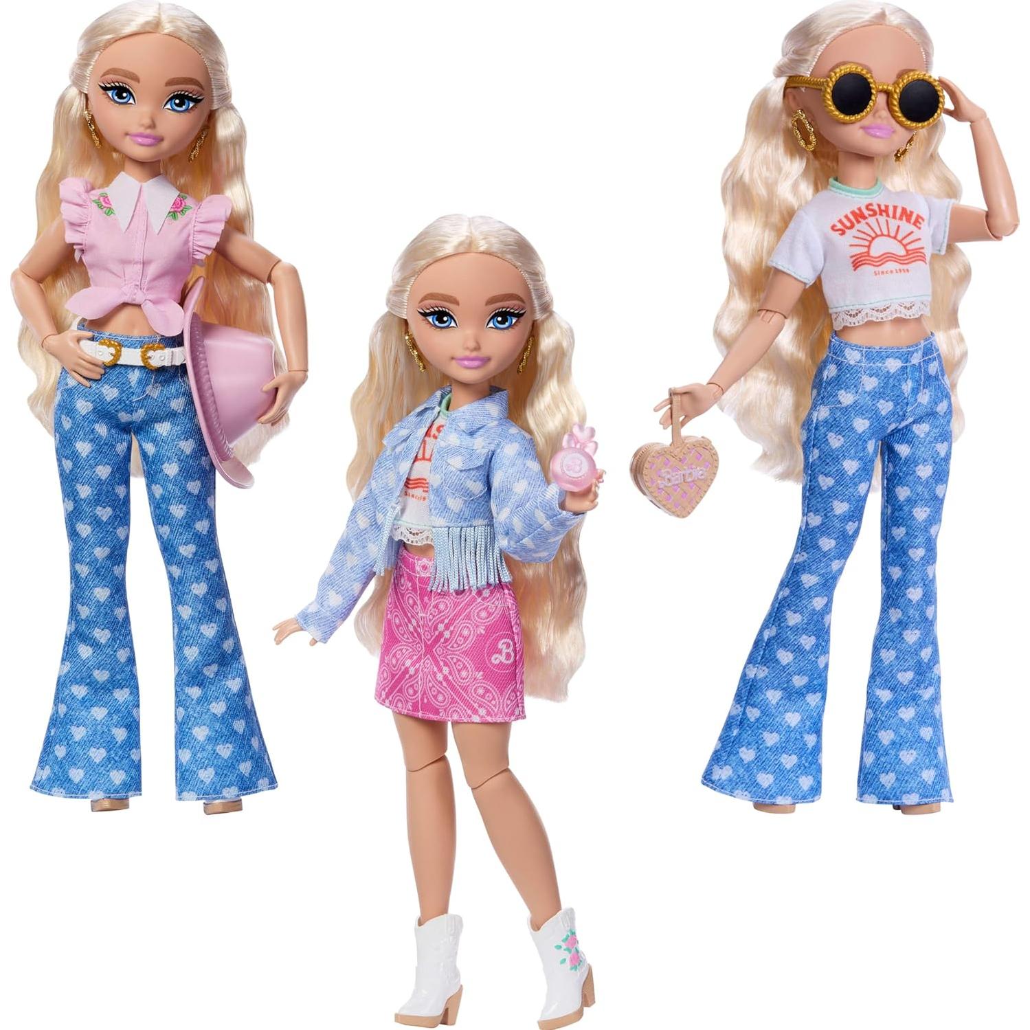 Conjunto de Muñeca Barbie Dream Besties Festival con Ropa y Accesorios