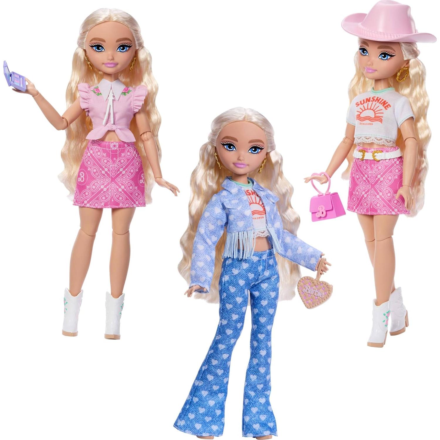 Conjunto de Muñeca Barbie Dream Besties Festival con Ropa y Accesorios