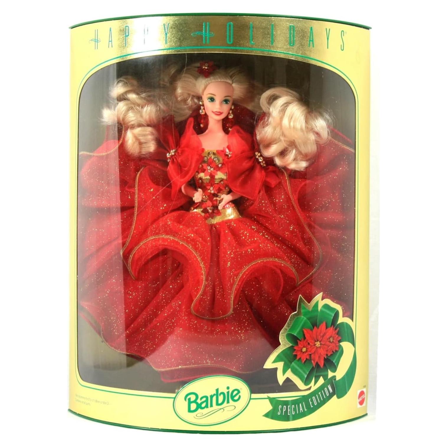 Muñeca Barbie Feliz Navidad 1993 Edición Especial Mattel