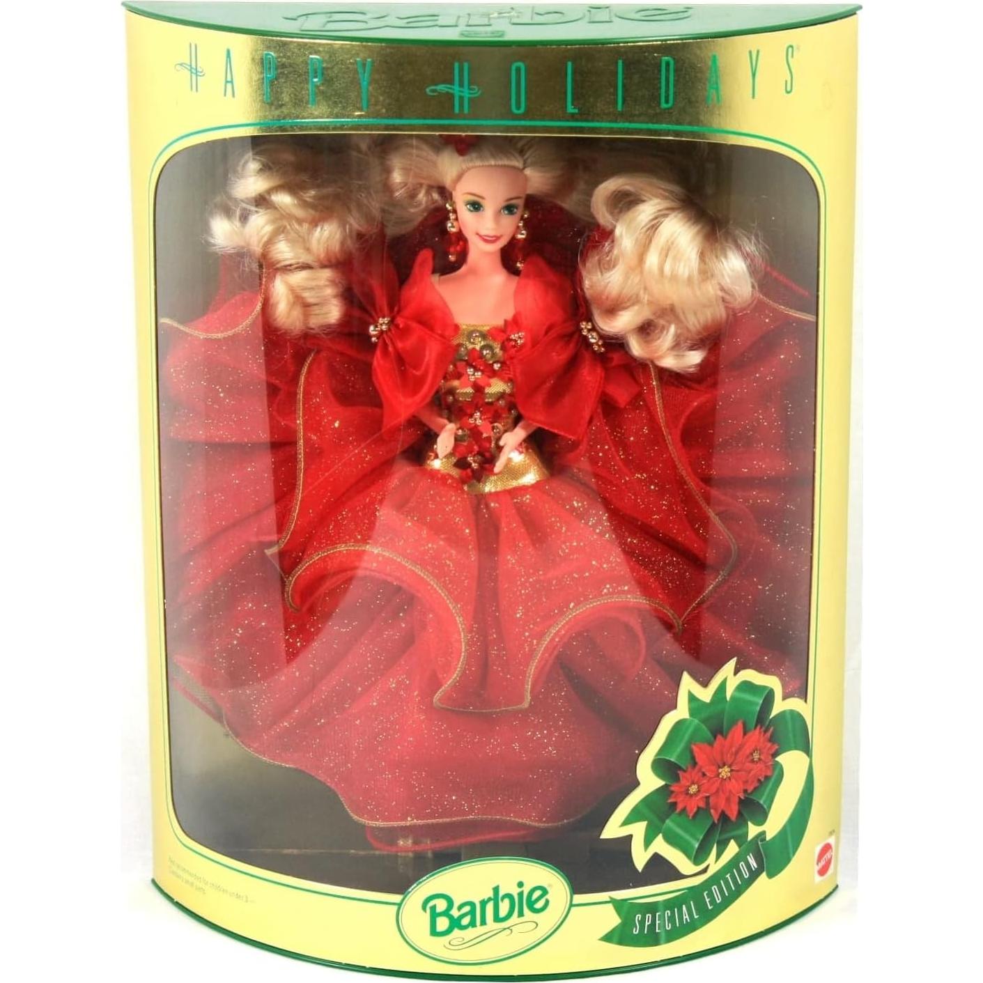 Muñeca Barbie Feliz Navidad 1993 Edición Especial Mattel