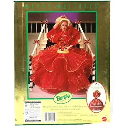 Muñeca Barbie Feliz Navidad 1993 Edición Especial Mattel
