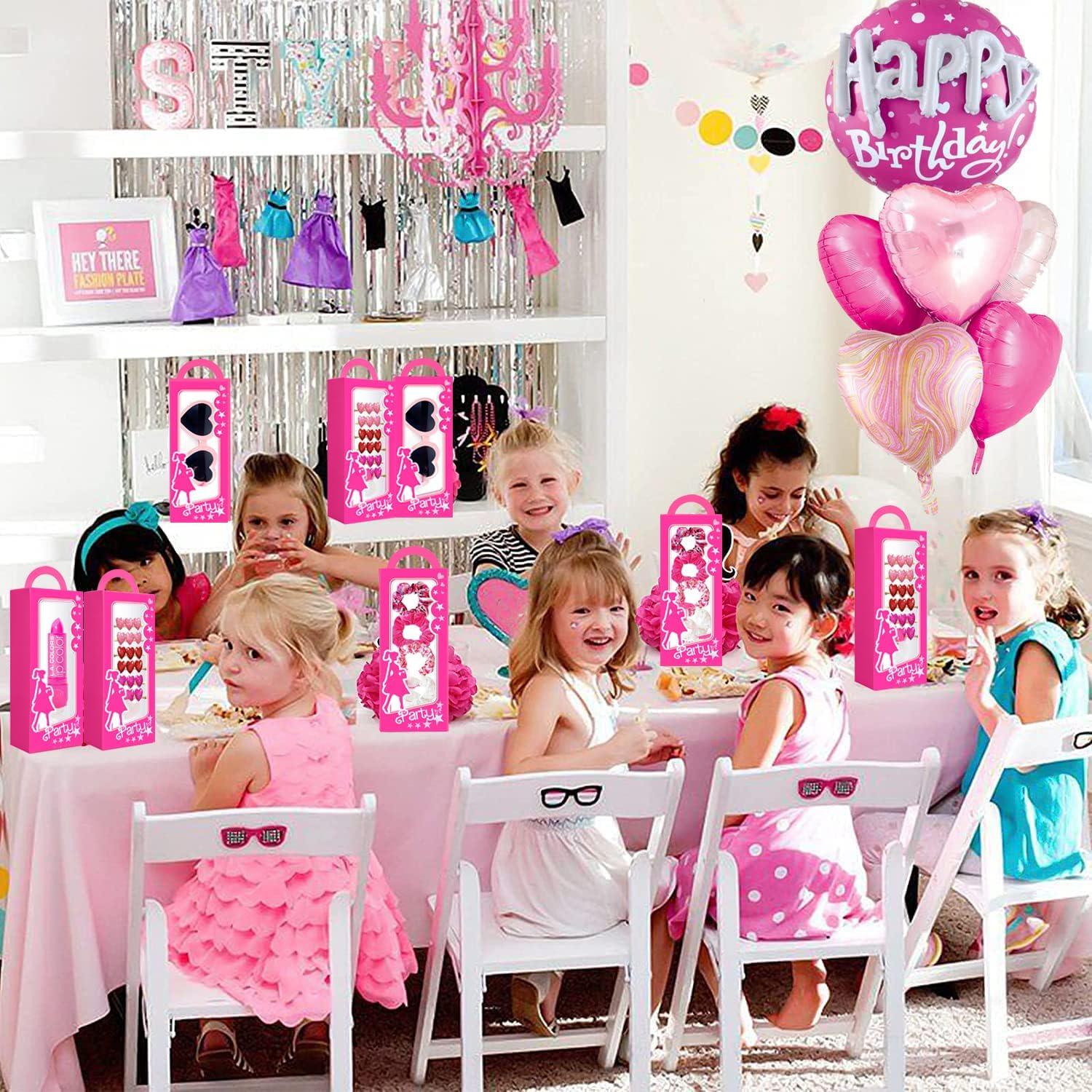 Cajas de Favor de Fiesta Rosa Fucsia XIAMOOR - 12 Unidades