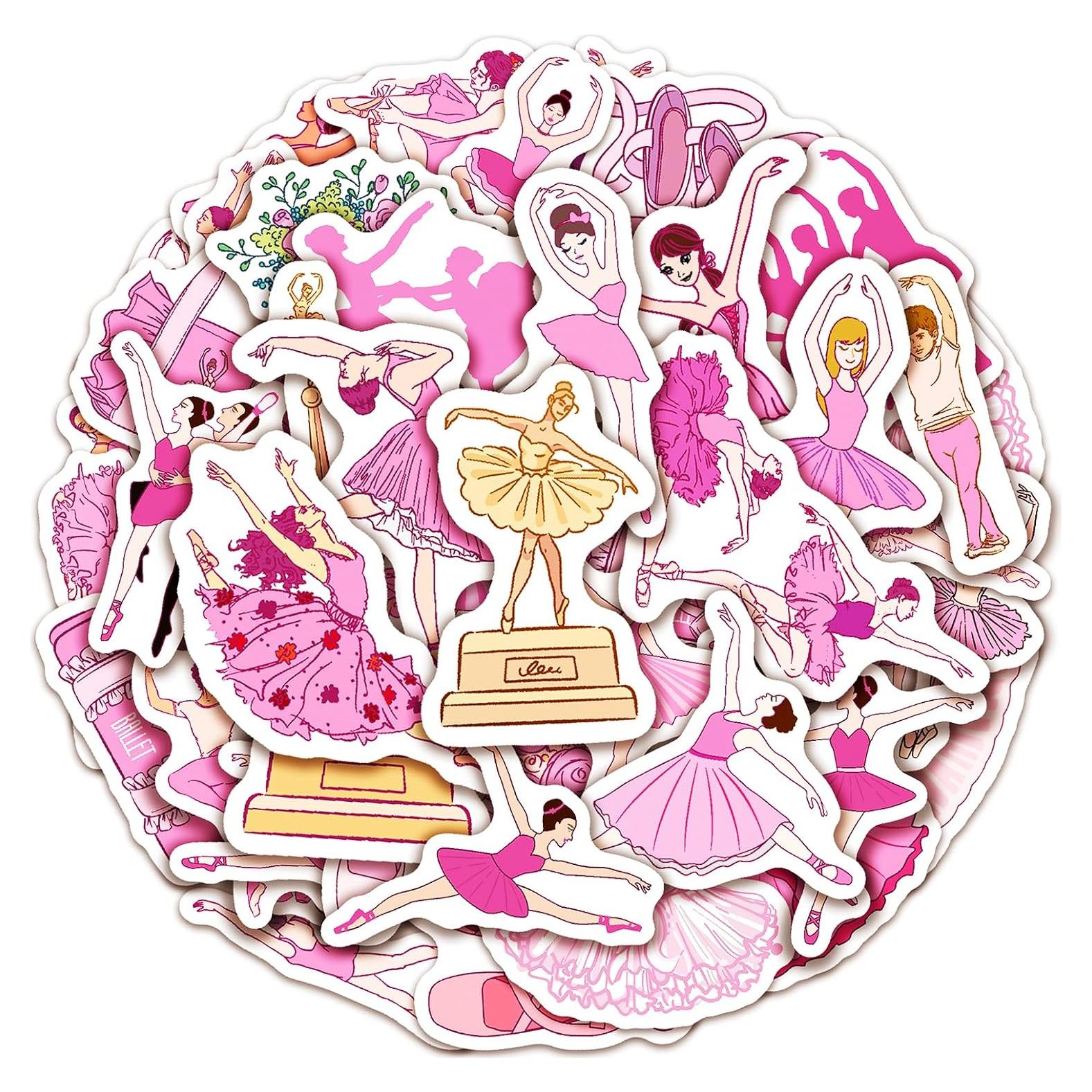 Calcomanías de Bailarina Cleverplay - Paquete de 100 Piezas