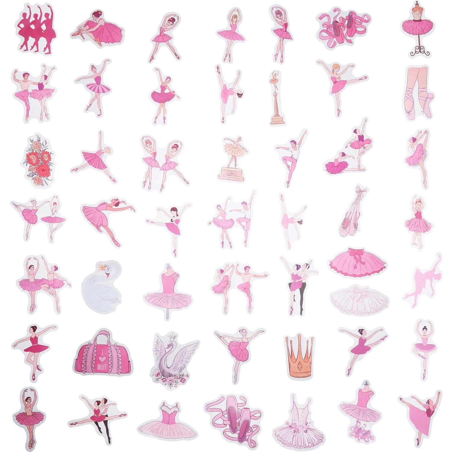 Calcomanías de Bailarina Cleverplay - Paquete de 100 Piezas