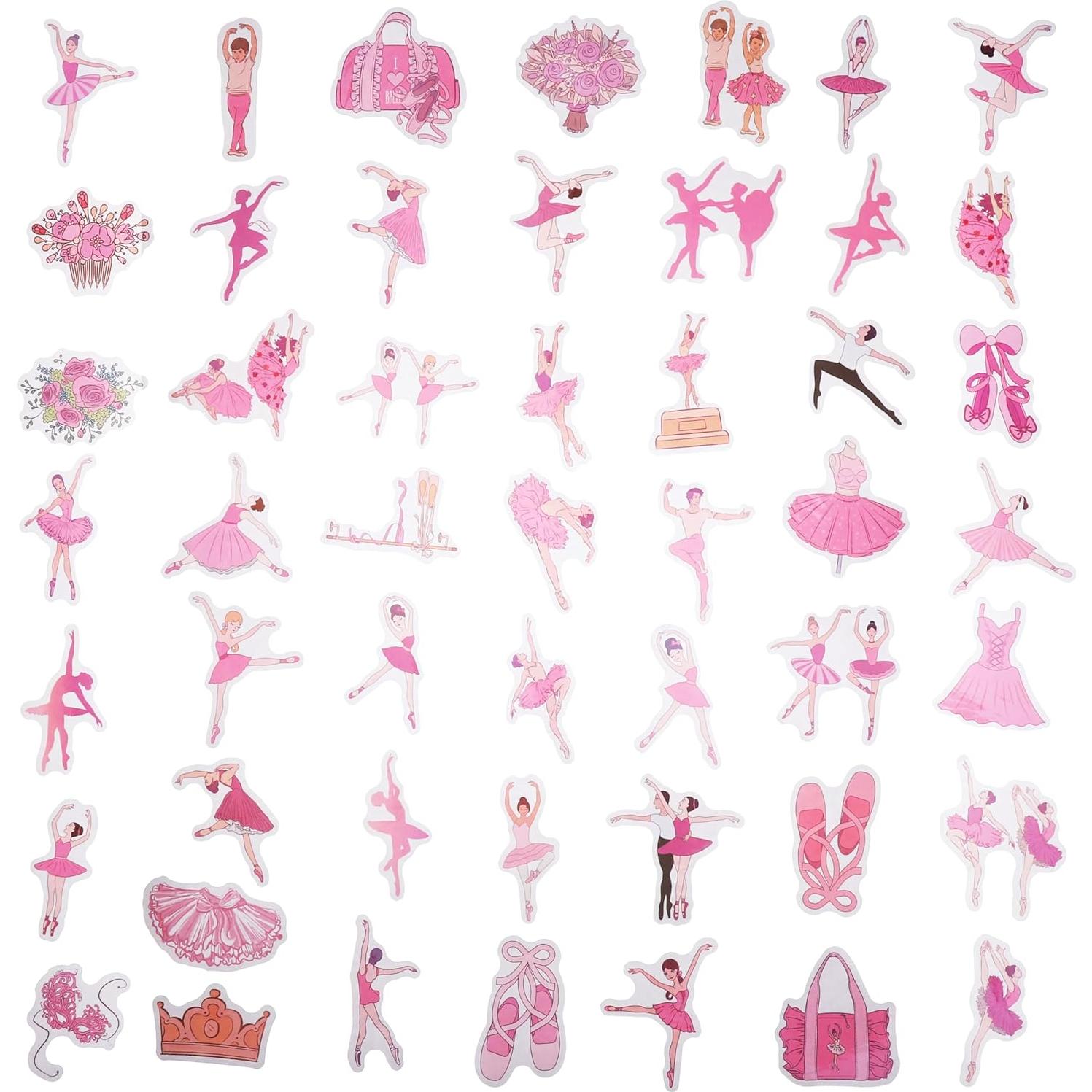Calcomanías de Bailarina Cleverplay - Paquete de 100 Piezas