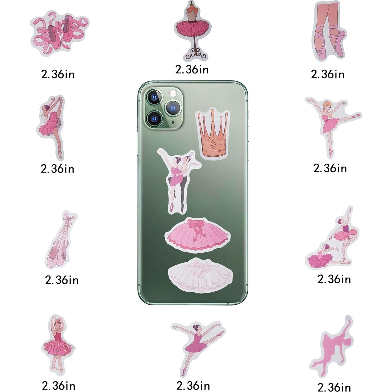 Calcomanías de Bailarina Cleverplay - Paquete de 100 Piezas