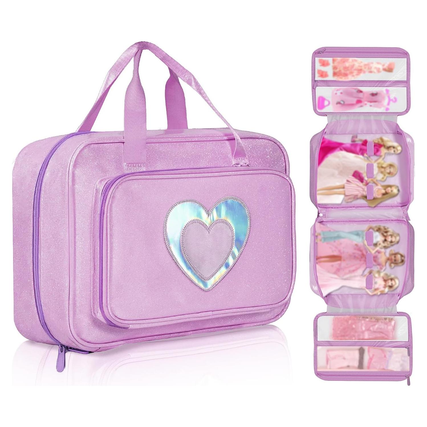 Funda de Transporte para Muñecas Barbie 30 cm YH-XB001 Lavanda