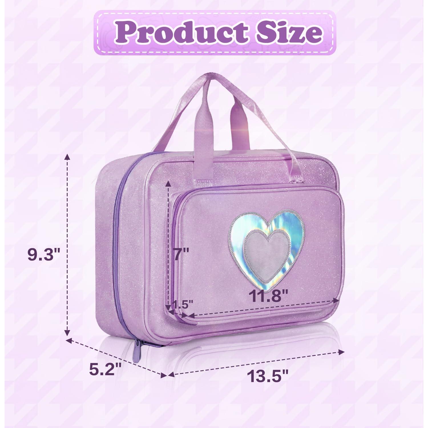 Funda de Transporte para Muñecas Barbie 30 cm YH-XB001 Lavanda