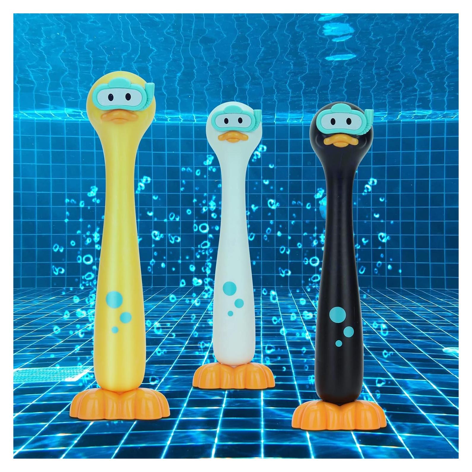 Juguetes de Buceo para Piscina DOADW - 3 Palos de Pato