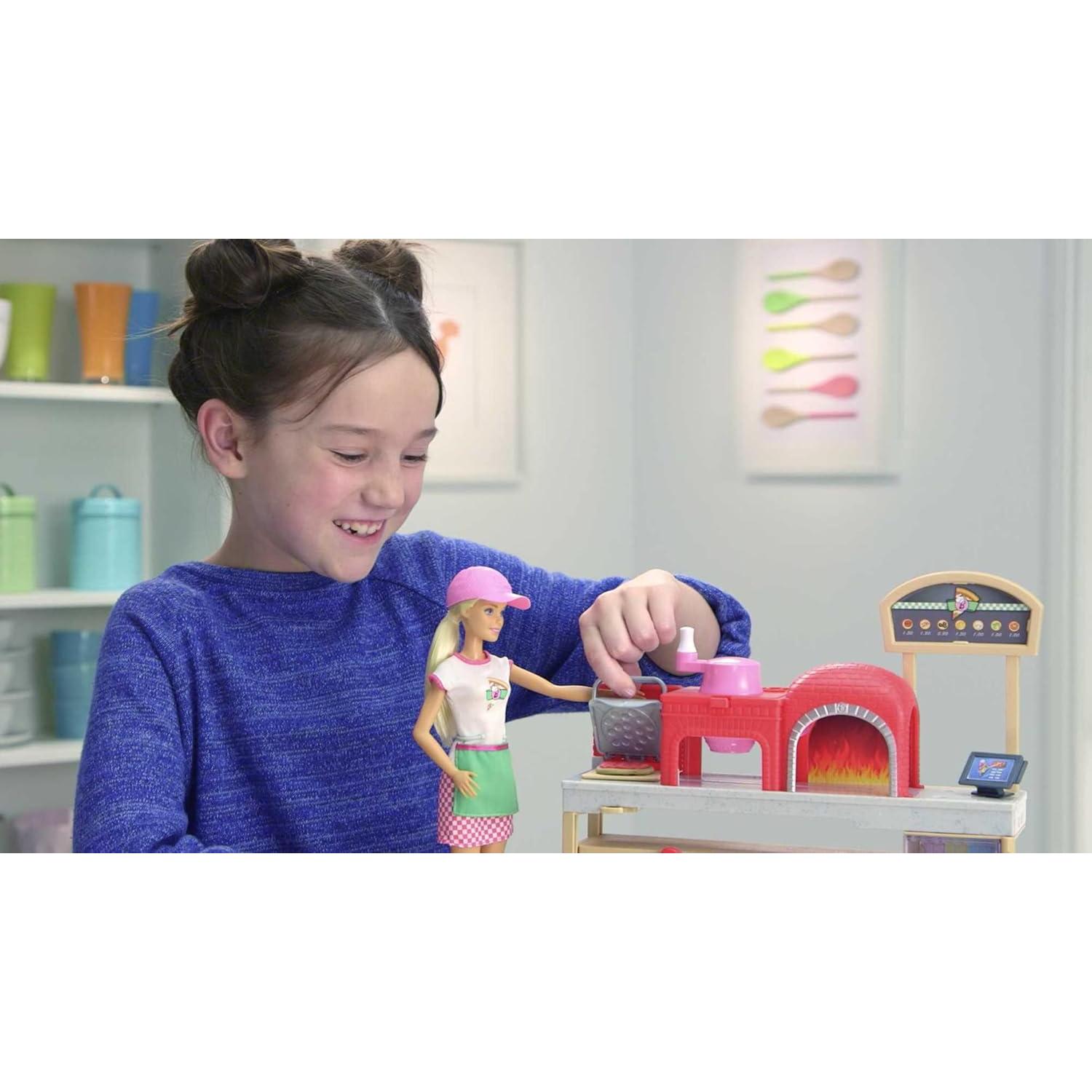 Juego de Muñeca Chef de Pizza Barbie con Horno y Accesorios