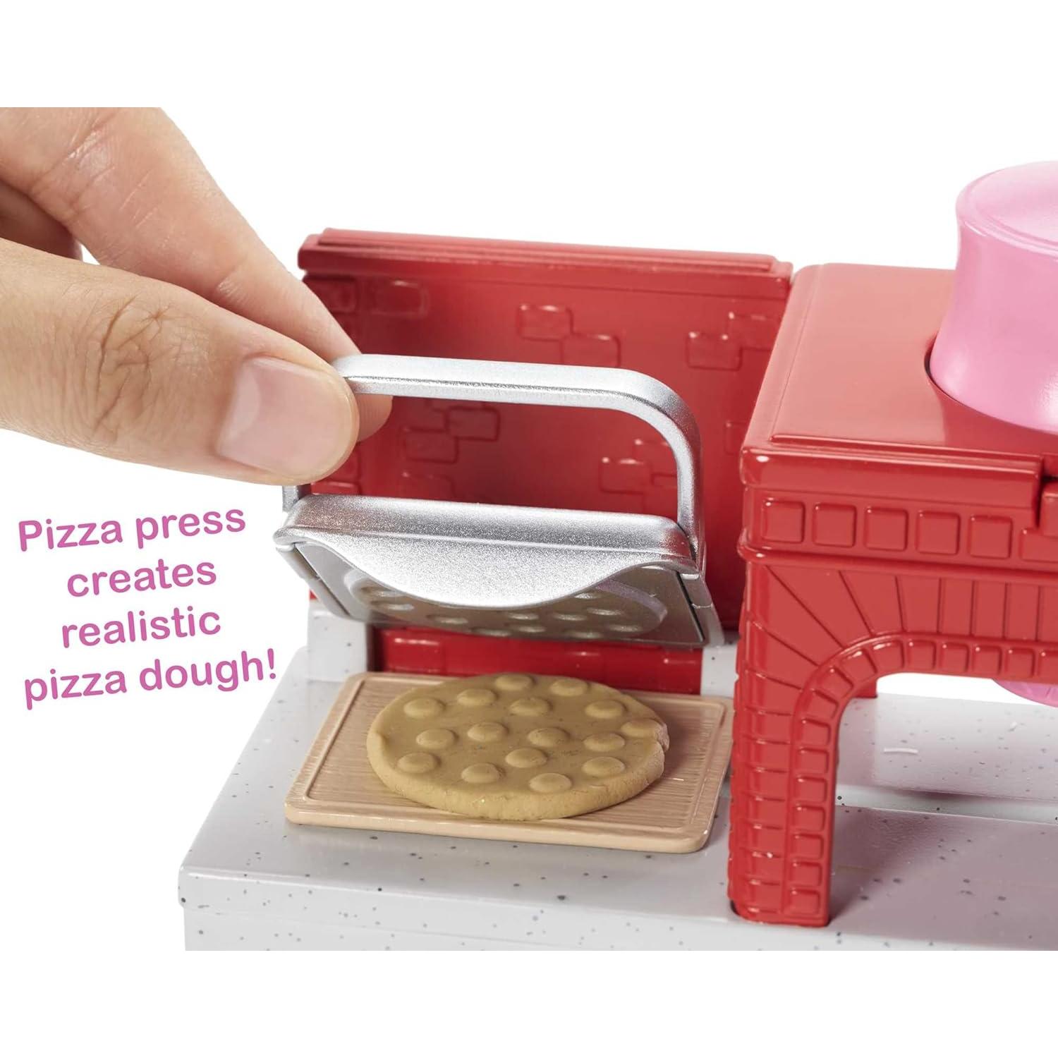 Juego de Muñeca Chef de Pizza Barbie con Horno y Accesorios