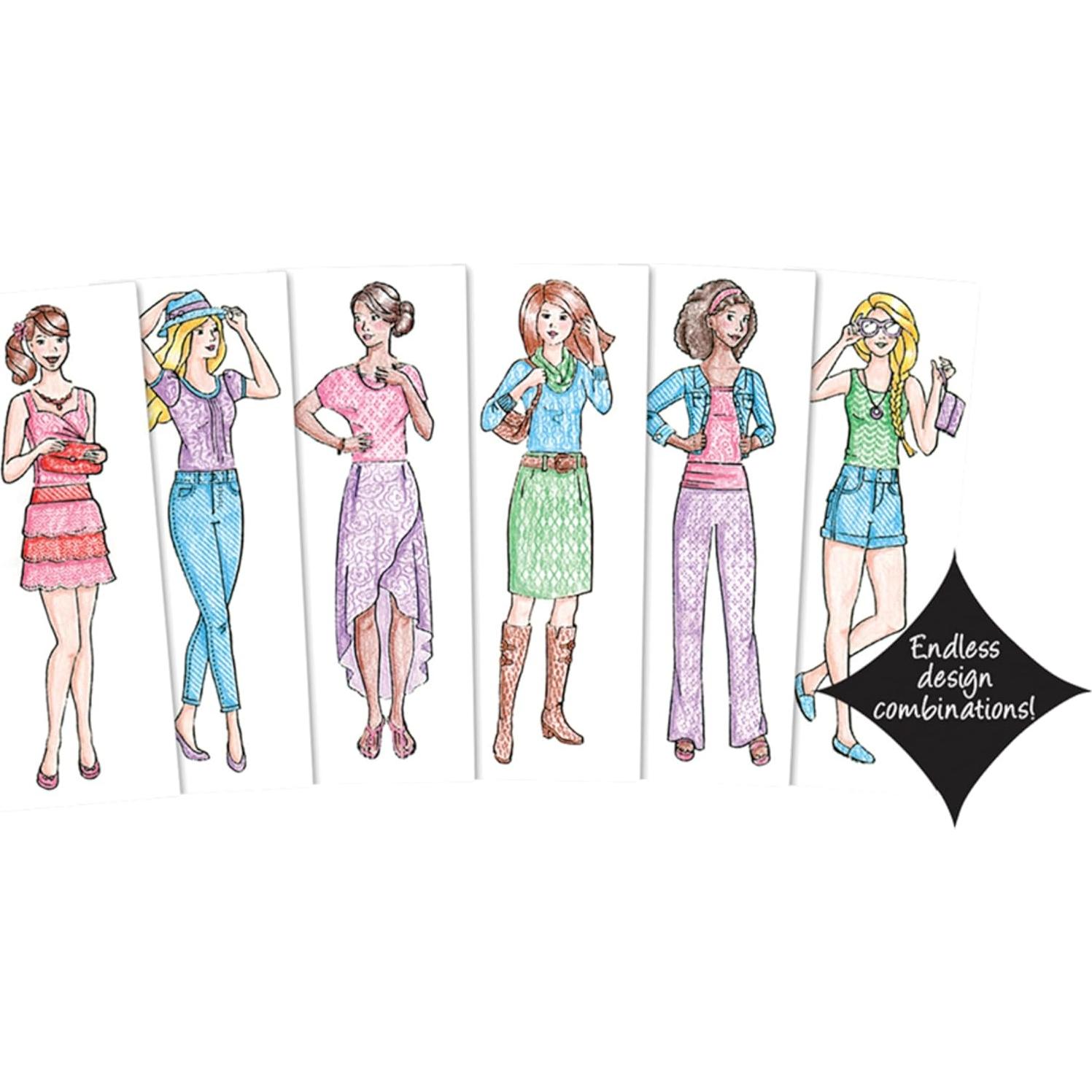 Kit de Dibujo de Moda Kahootz - Placas Clásicas para Niñas 6+