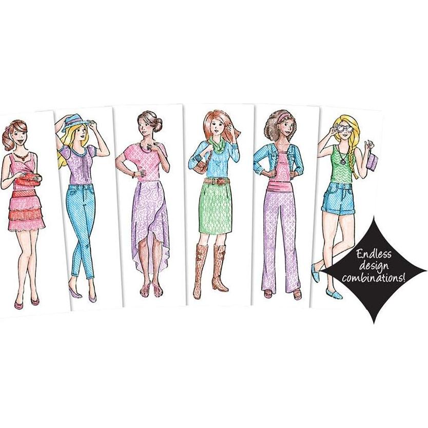 Kit de Dibujo de Moda Kahootz - Placas Clásicas para Niñas 6+