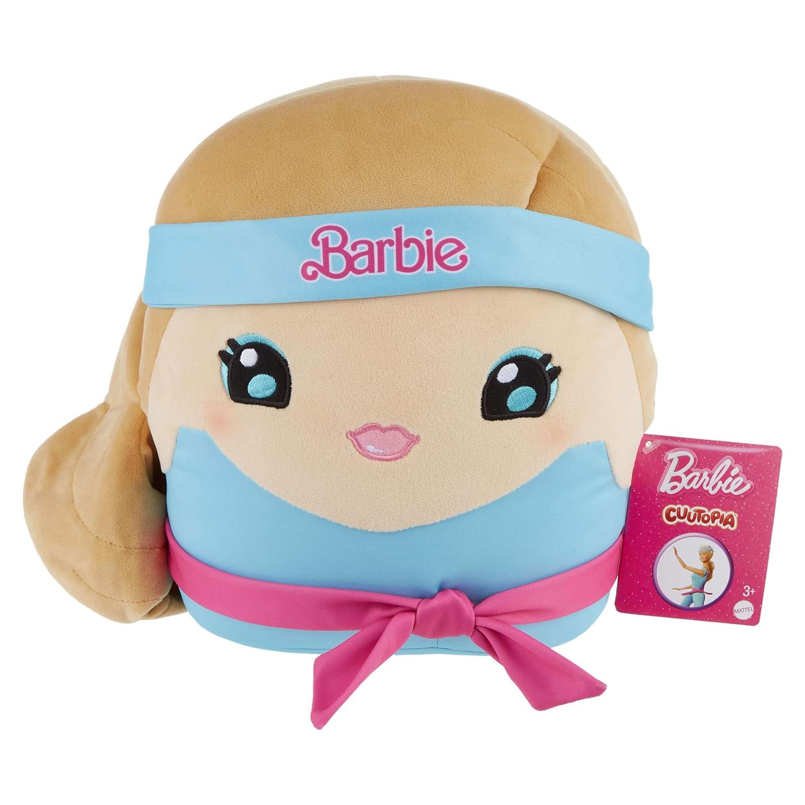 Muñeca de Peluche Barbie Cuutopia 25.4 cm Suave y Coleta