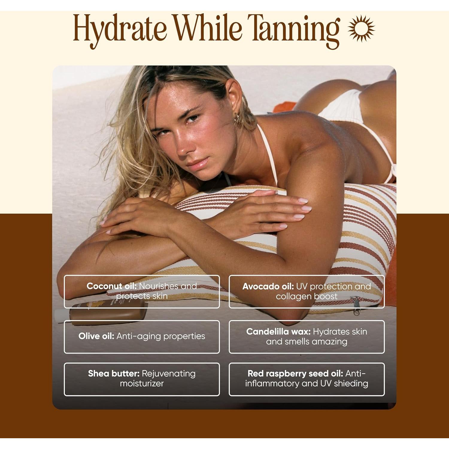 Loción Bronceadora Tanning Club 150 mL - Aceites Botánicos