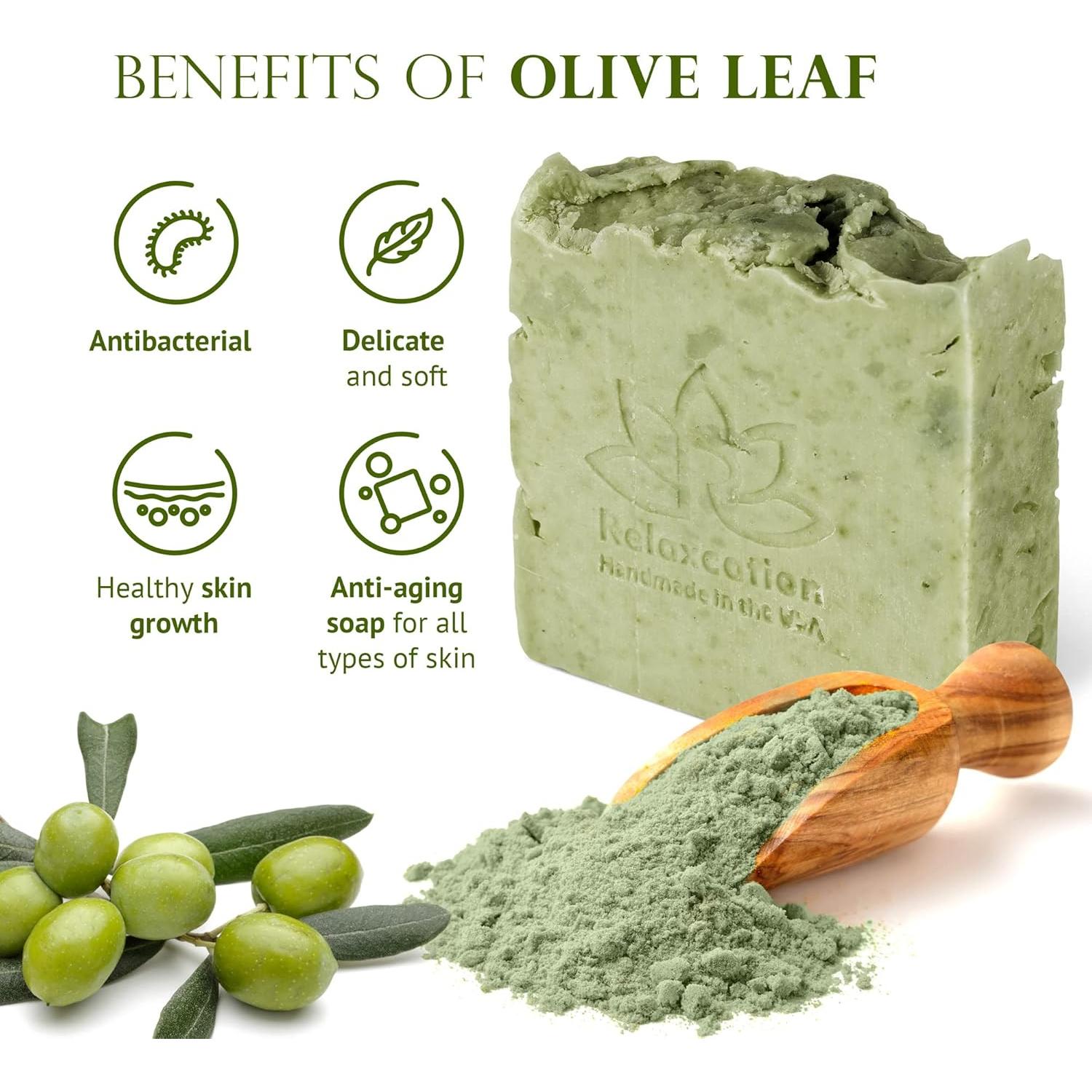 Conjunto de 4 Jabones Naturales Relaxcation - Lavanda, Oliva, Carbón