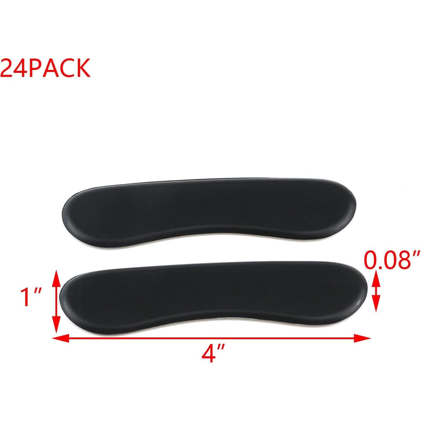 Silenciadores de Tambor HEVSTIL 8 Almohadillas de Gel Negro