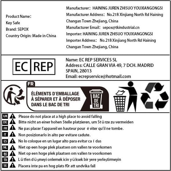 Cerradura Inteligente SEPOX YDDL-2001, Huella Digital y WiFi