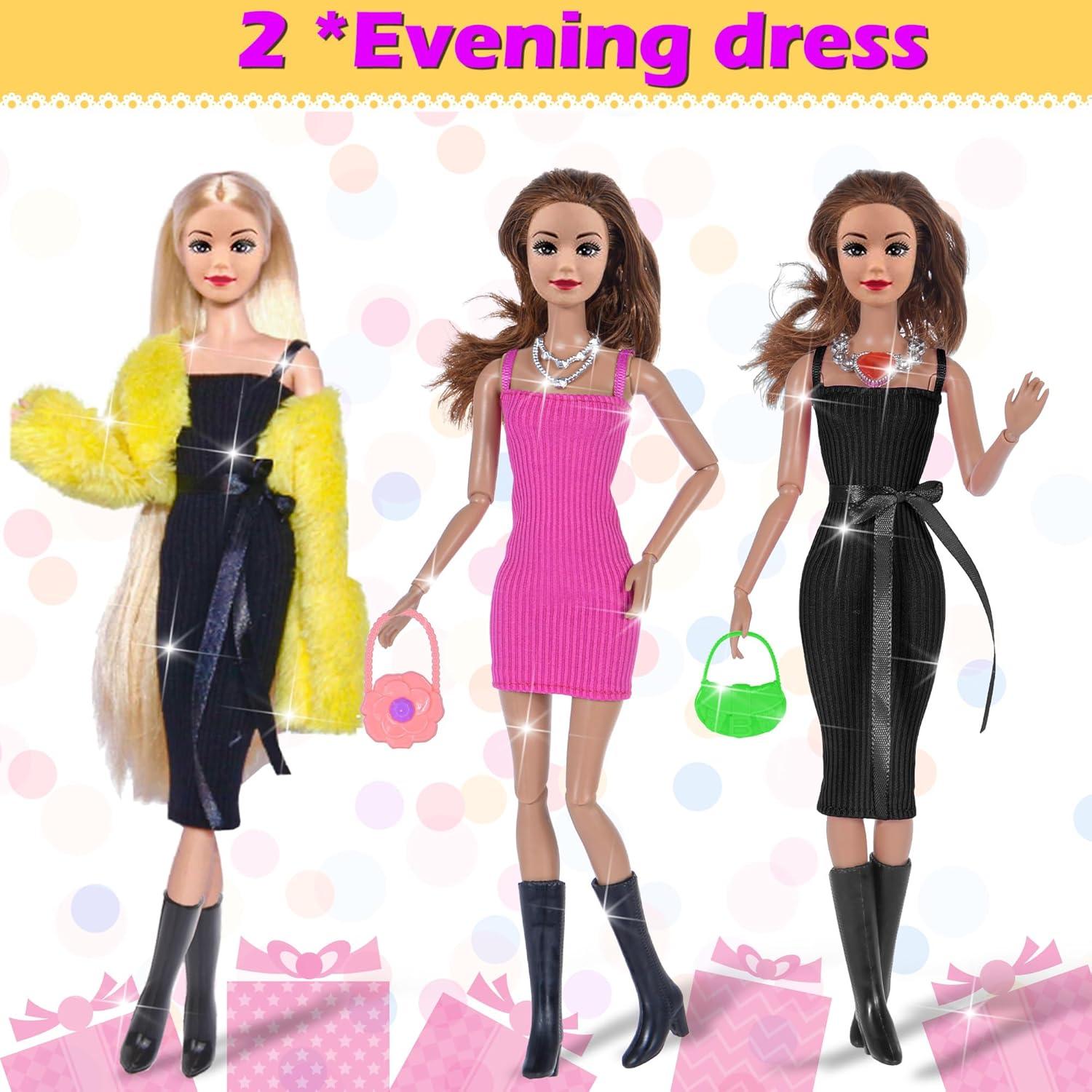 Conjunto de Vestuario de Muñeca Ebuddy 104 Piezas 29.21 cm