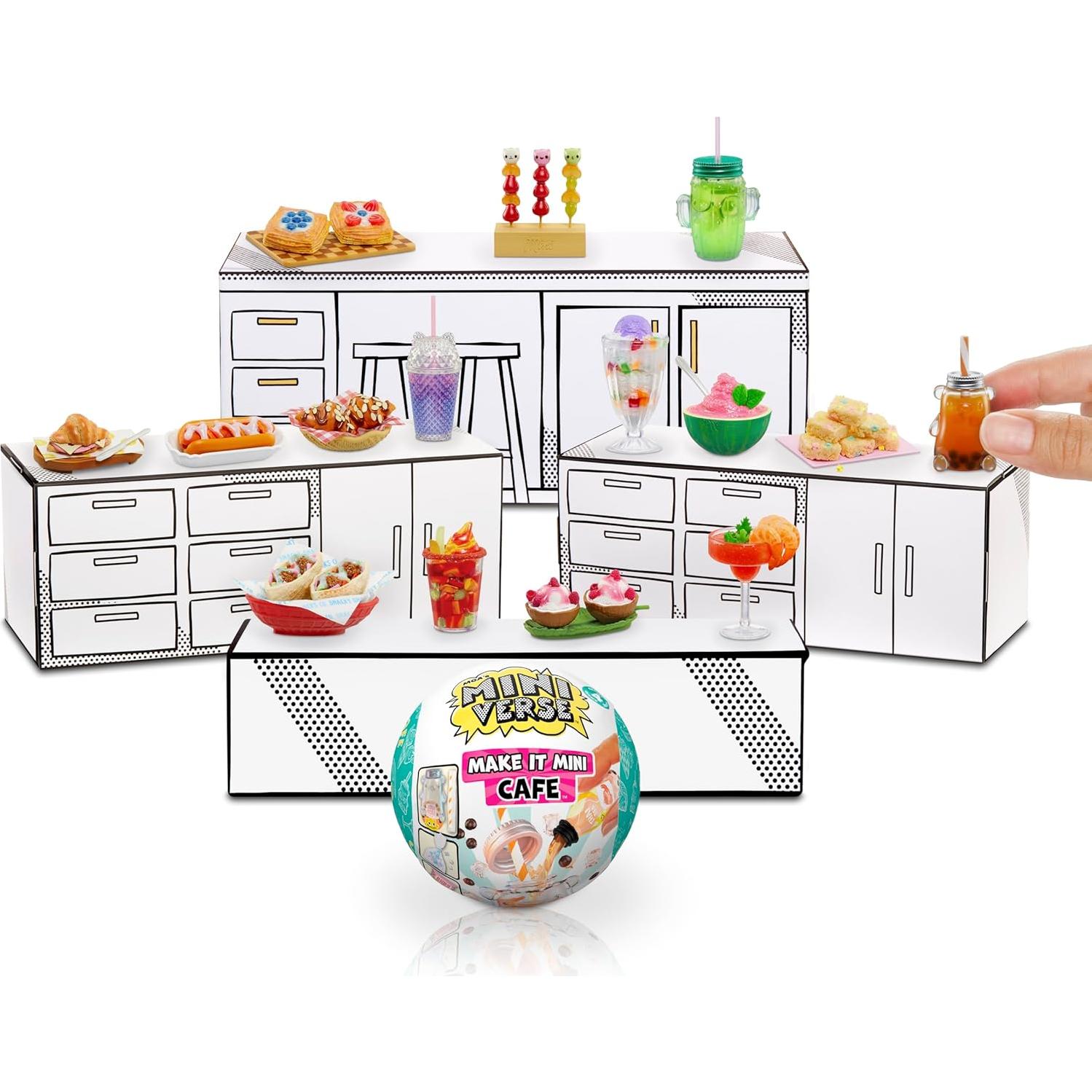 Cafetería Hazlo Mini MGA, Paquete de 3, Coleccionables 8+