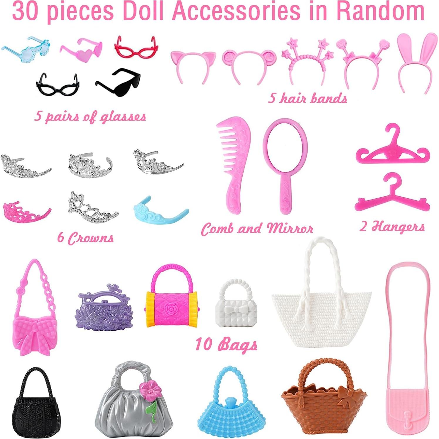 80 Accesorios para Muñecas Carreuty - Zapatos, Diademas y Más