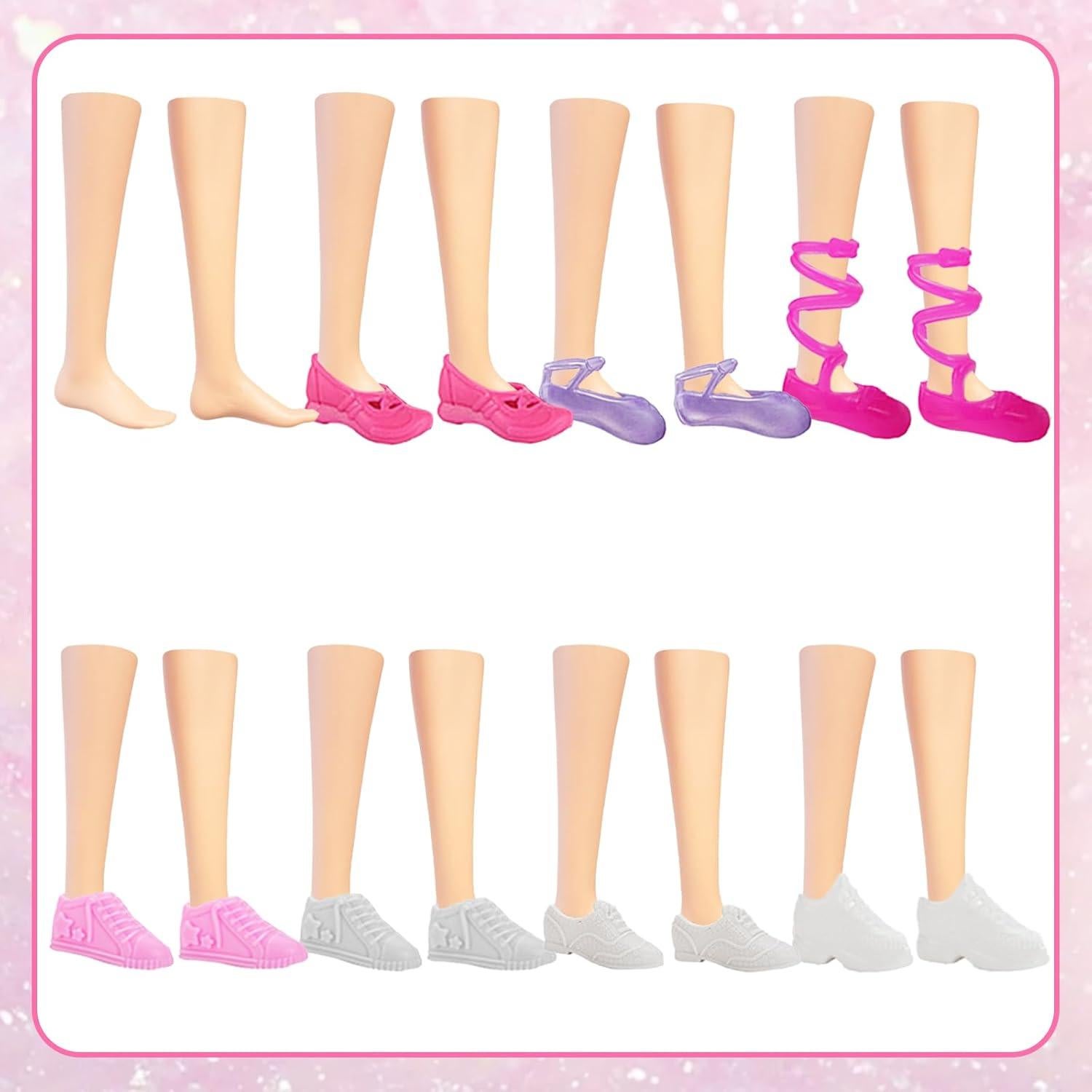 80 Accesorios para Muñecas Carreuty - Zapatos, Diademas y Más