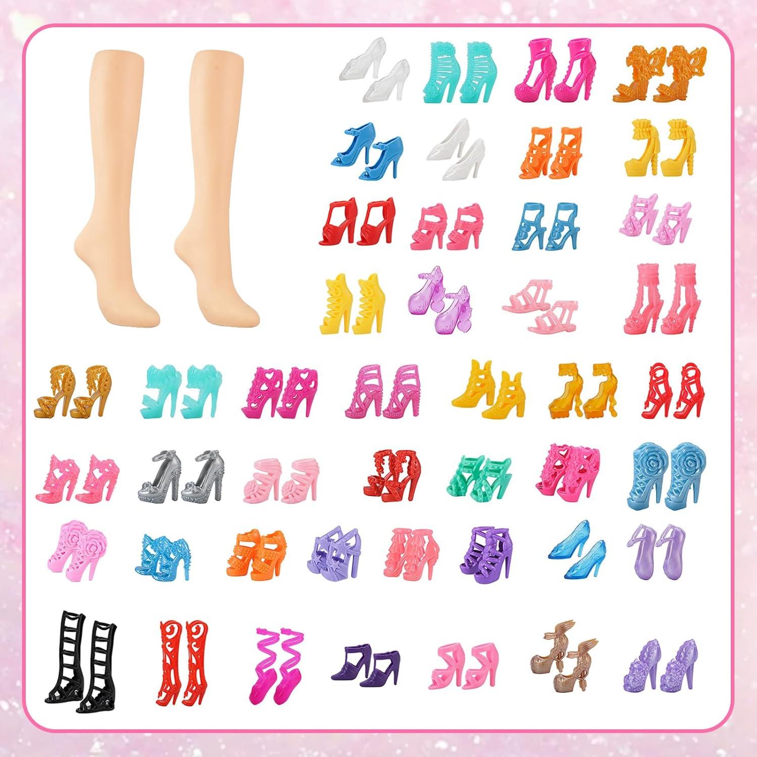 80 Accesorios para Muñecas Carreuty - Zapatos, Diademas y Más