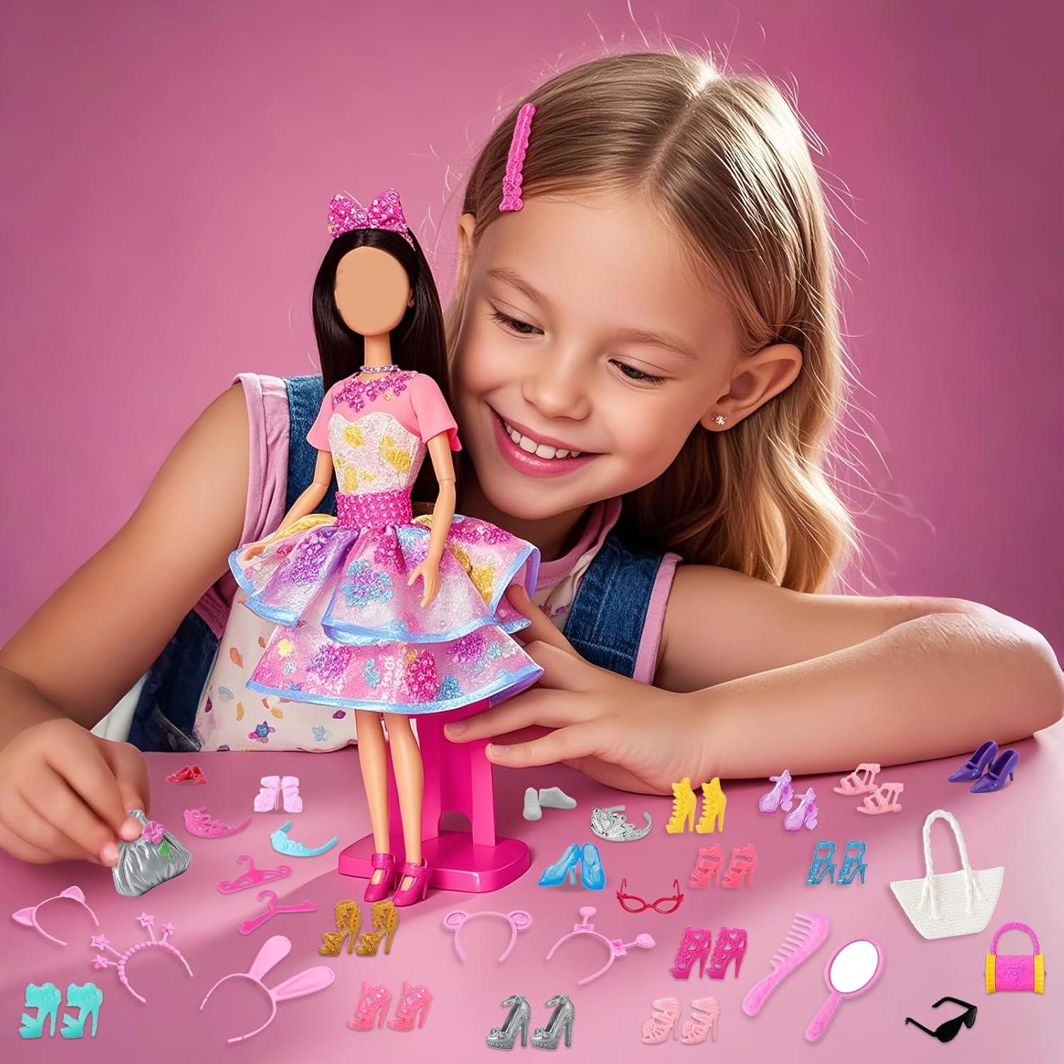 80 Accesorios para Muñecas Carreuty - Zapatos, Diademas y Más