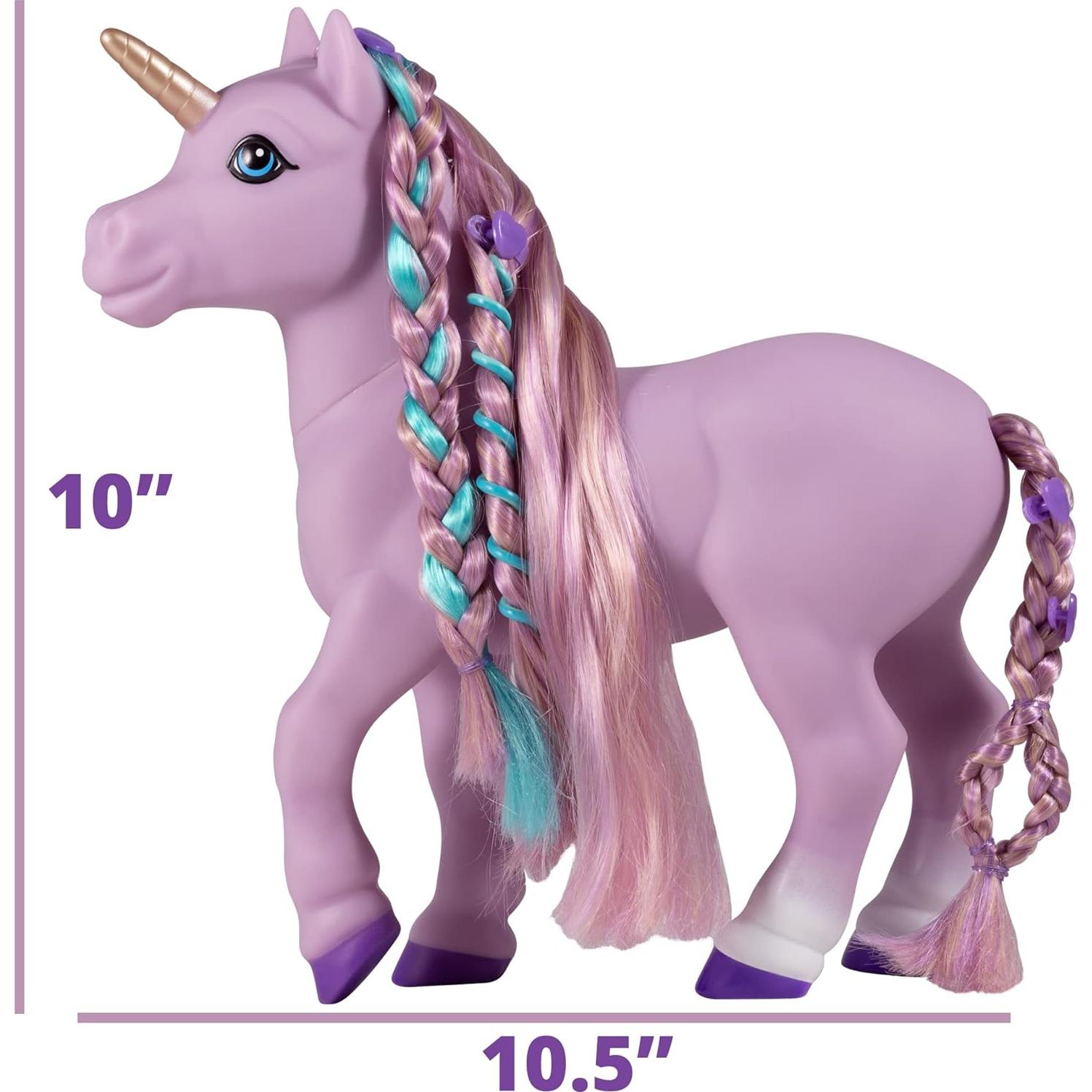 Unicornio Estilizado Breyer Iris con Accesorios para Cabello
