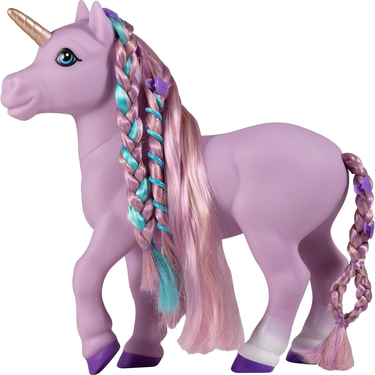 Unicornio Estilizado Breyer Iris con Accesorios para Cabello