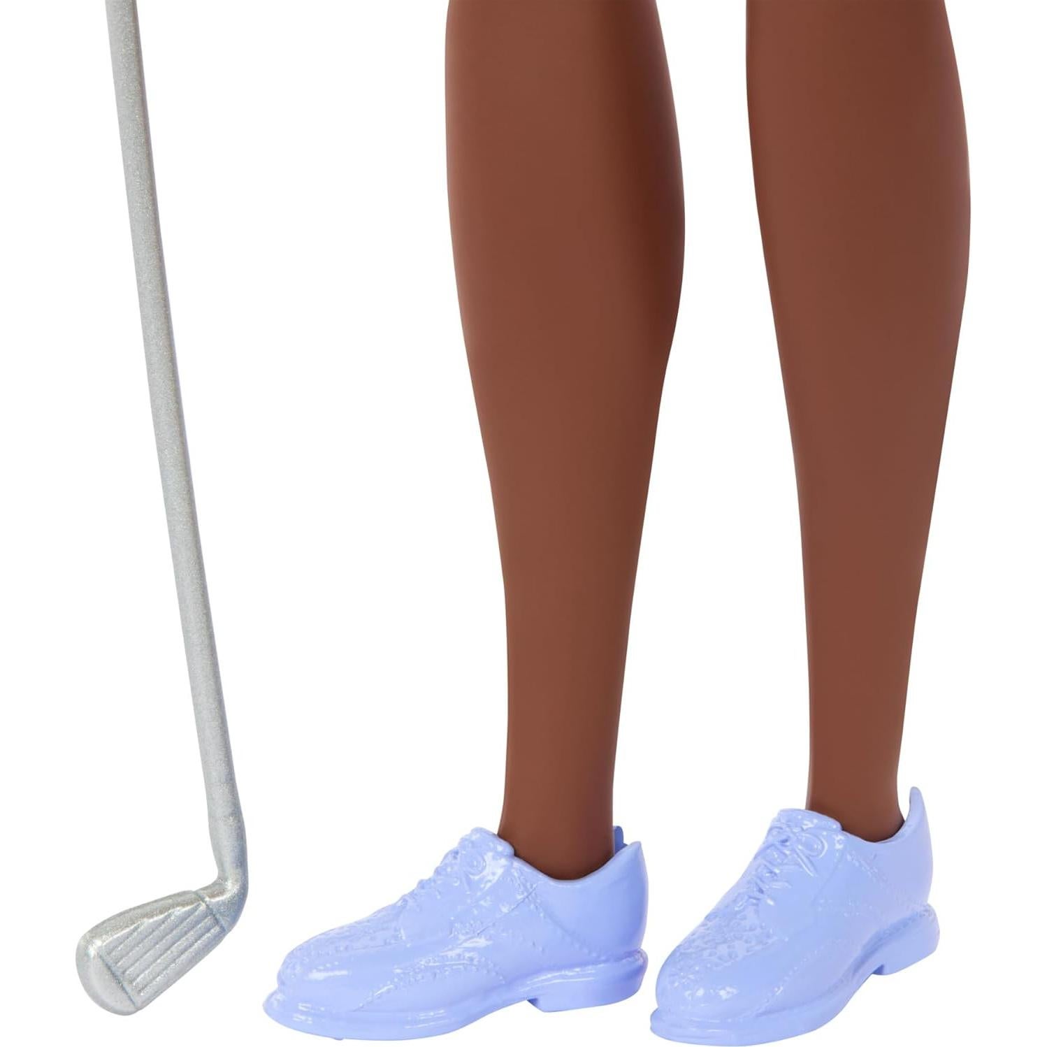 Muñeca Barbie Jugadora de Golf con Vestido Rosa y Palo de Golf