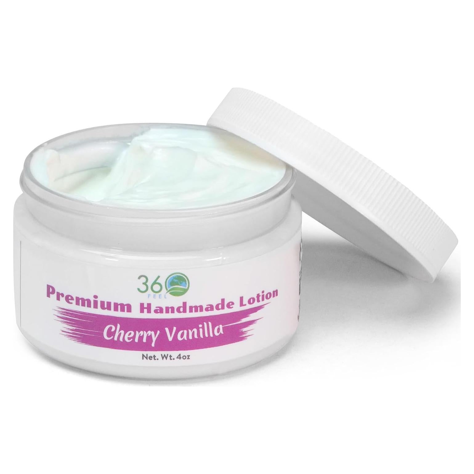 Loción Corporal 360Feel Cereza y Vainilla 118ml - Hidratante Natural