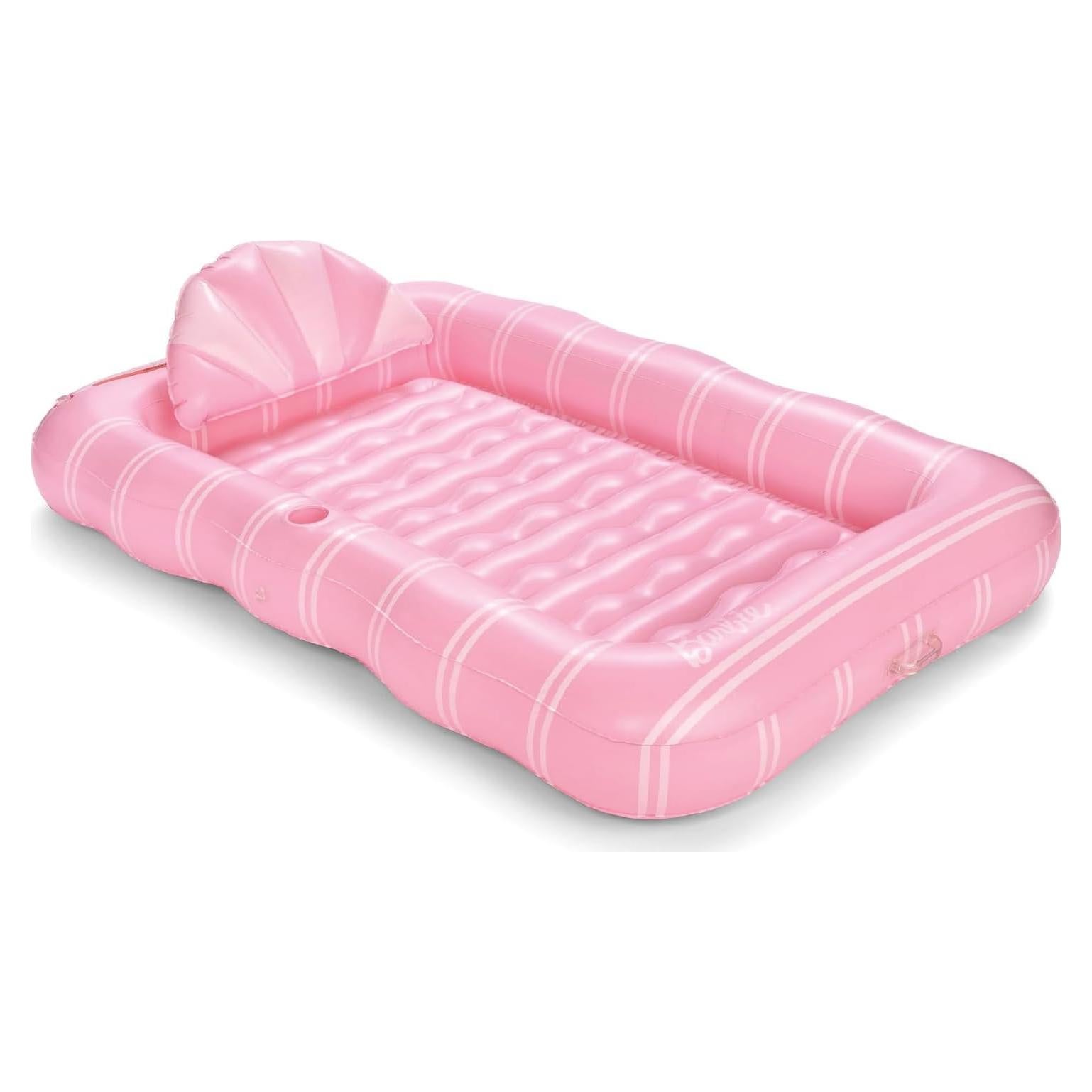 Tumbona Inflable FUNBOY Rosa XL 182.88x121.92cm con Almohada