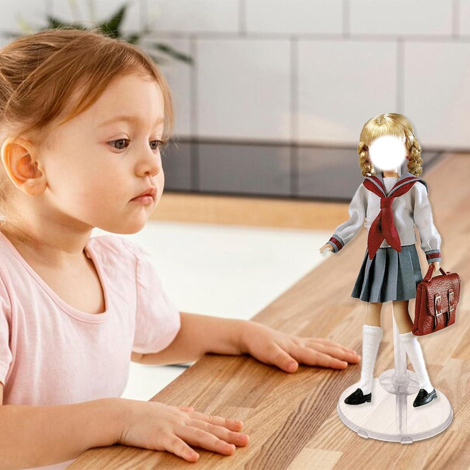 10 Soportes Ajustables para Muñecas Transparentes XJMWXHFC