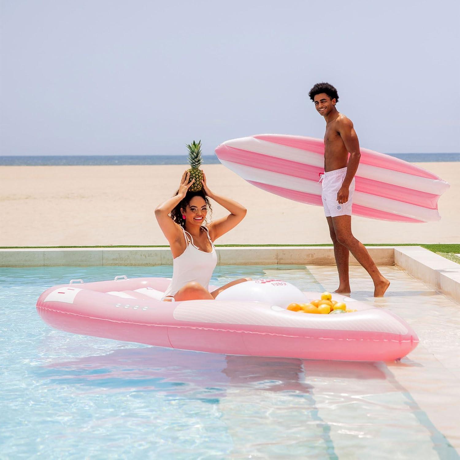 Flotador Inflable de Piscina FUNBOY Malibu Barbie 2.74m