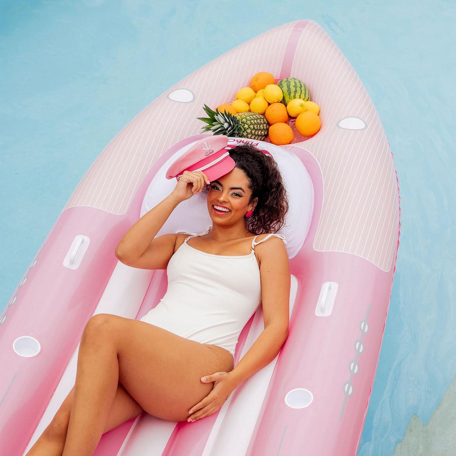 Flotador Inflable de Piscina FUNBOY Malibu Barbie 2.74m