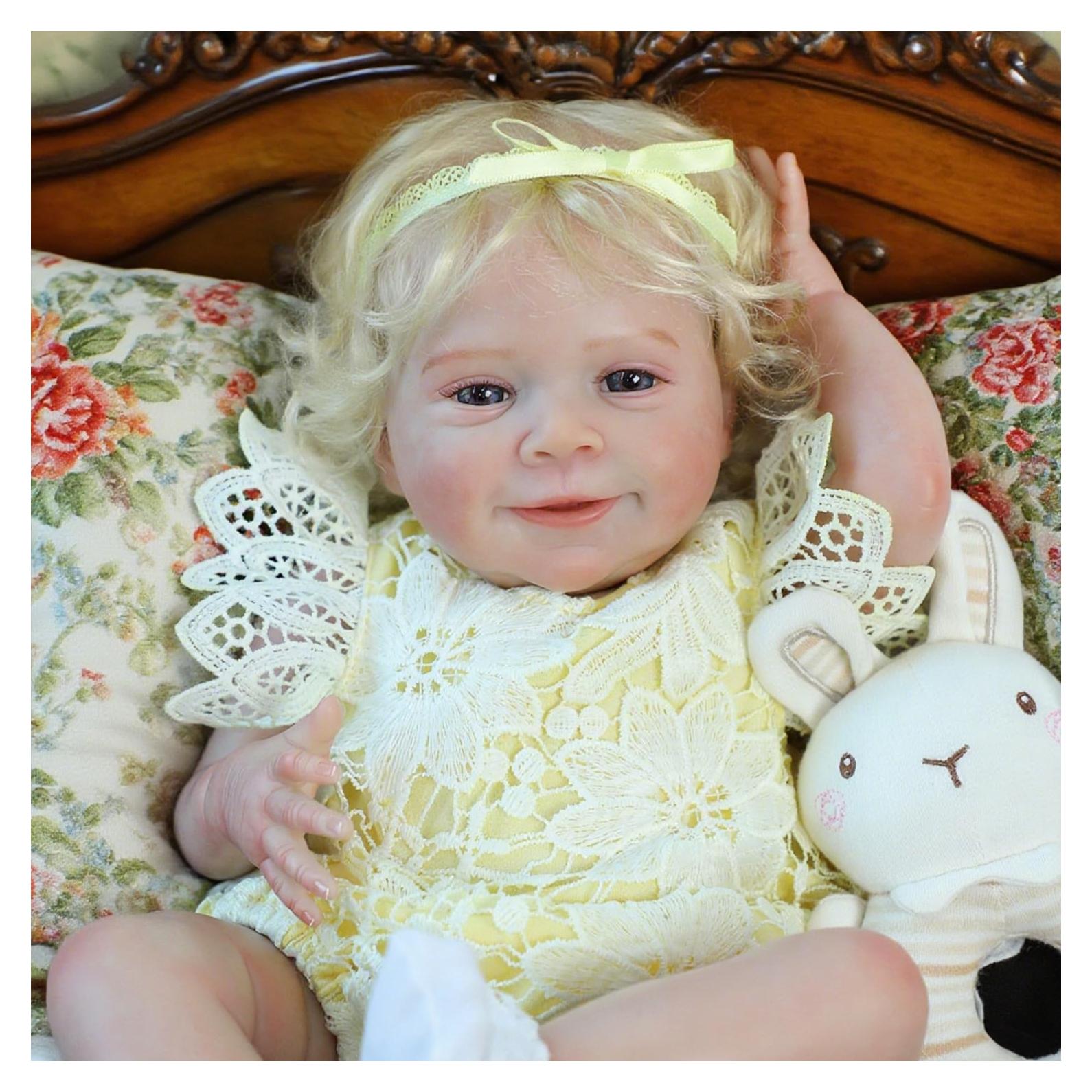 Muñeca Bebé Realista SCOM 45.72 cm Cuerpo Suave Regalo 3+