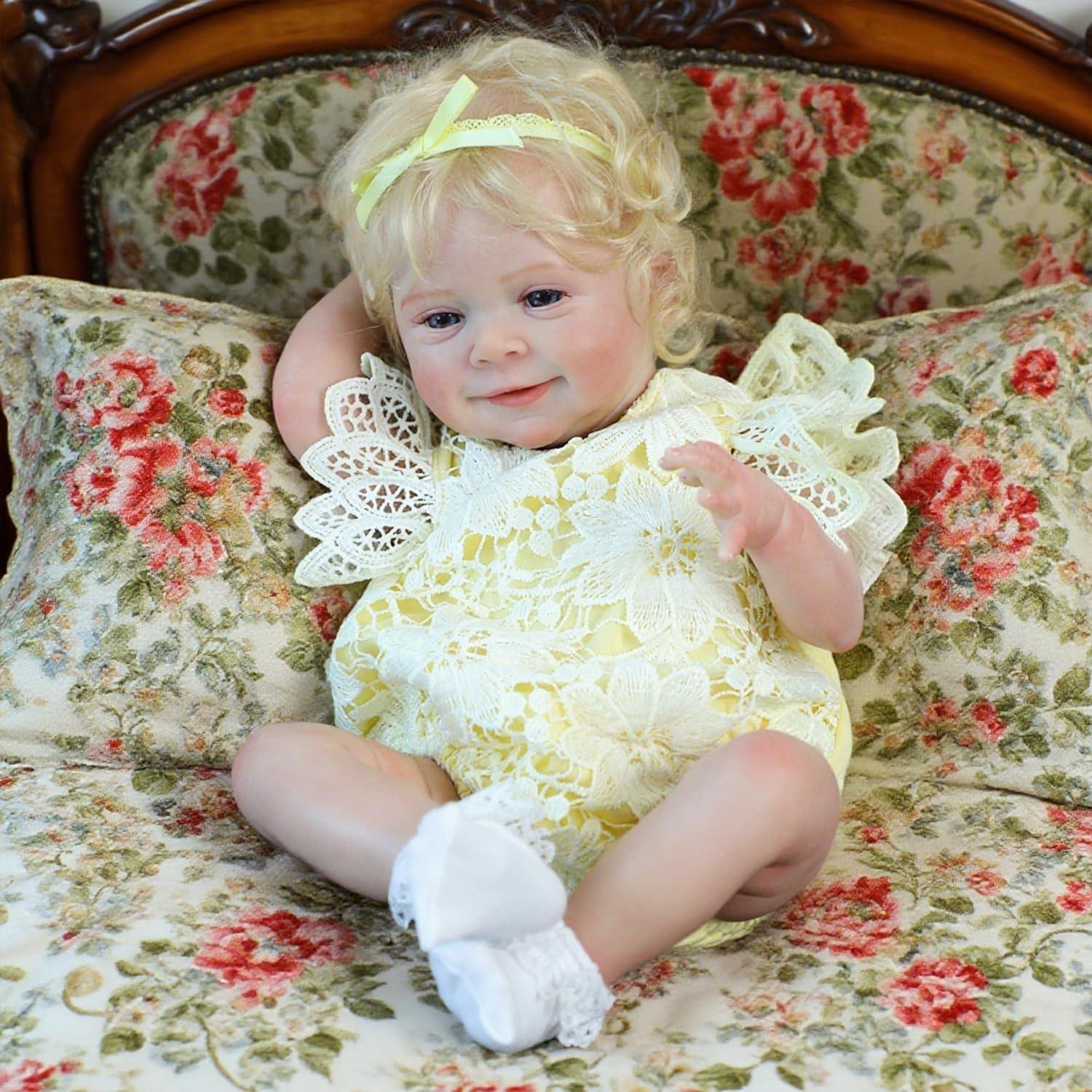 Muñeca Bebé Realista SCOM 45.72 cm Cuerpo Suave Regalo 3+