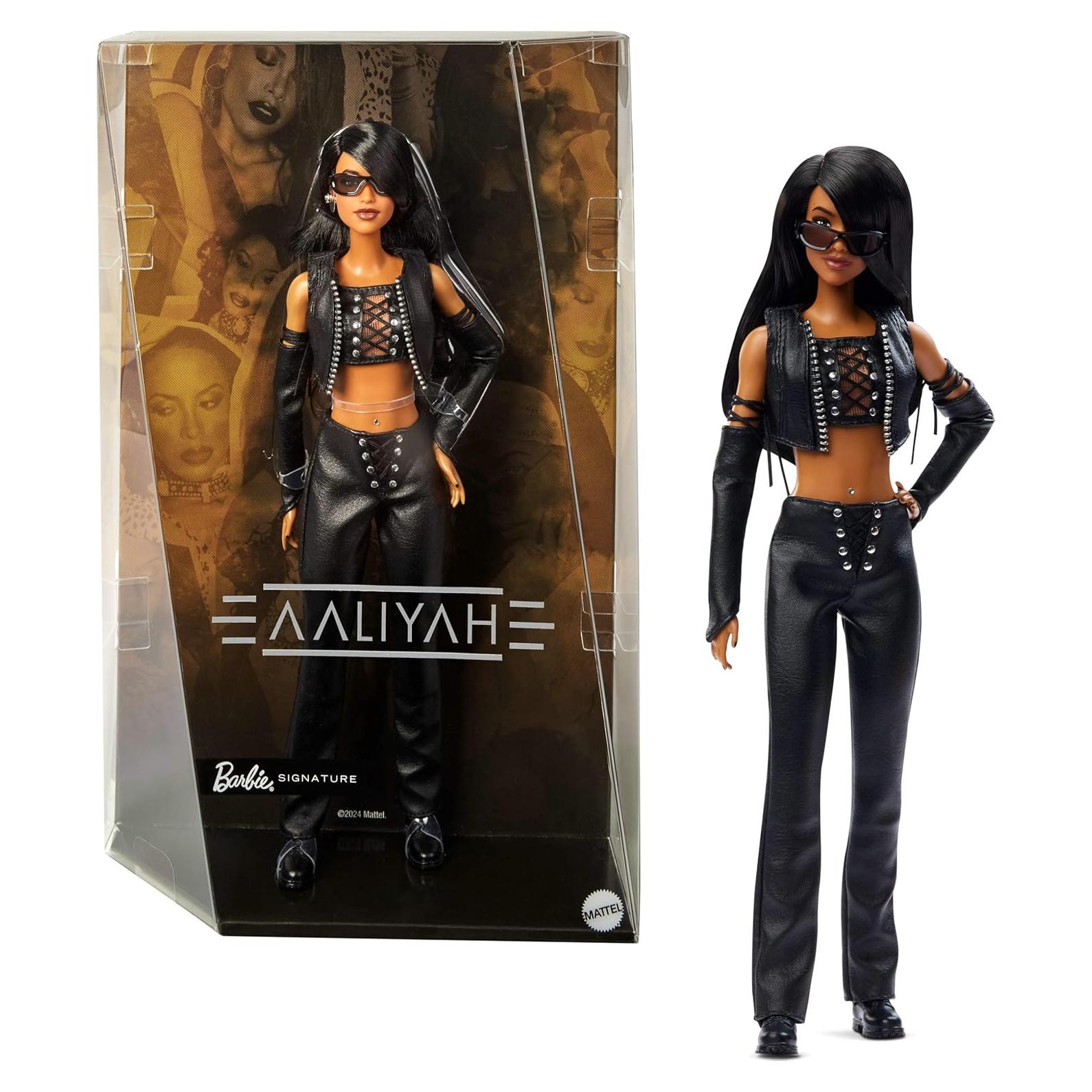 Muñeca Coleccionable Barbie Aaliyah 29.2 cm Atuendo Negro