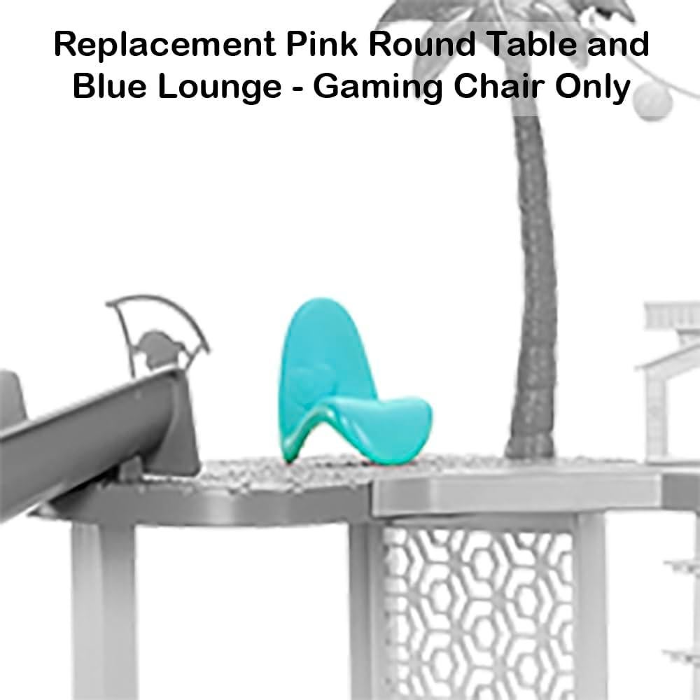 Piezas de Repuesto Barbie HMX10 - Mesa Rosa y Sillón Azul