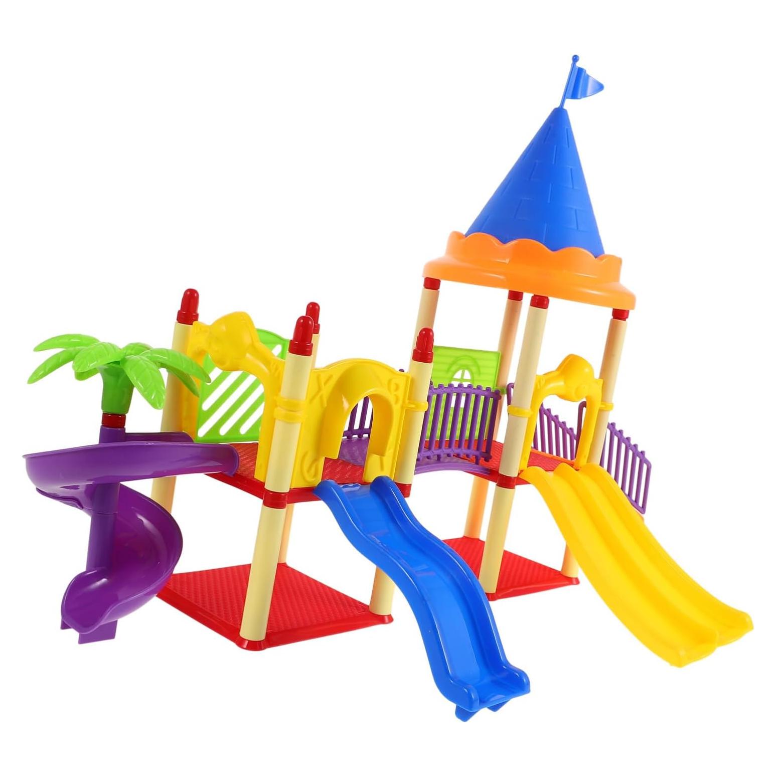 Parque Infantil Miniatura Toyvian con Deslizadero 46x34cm