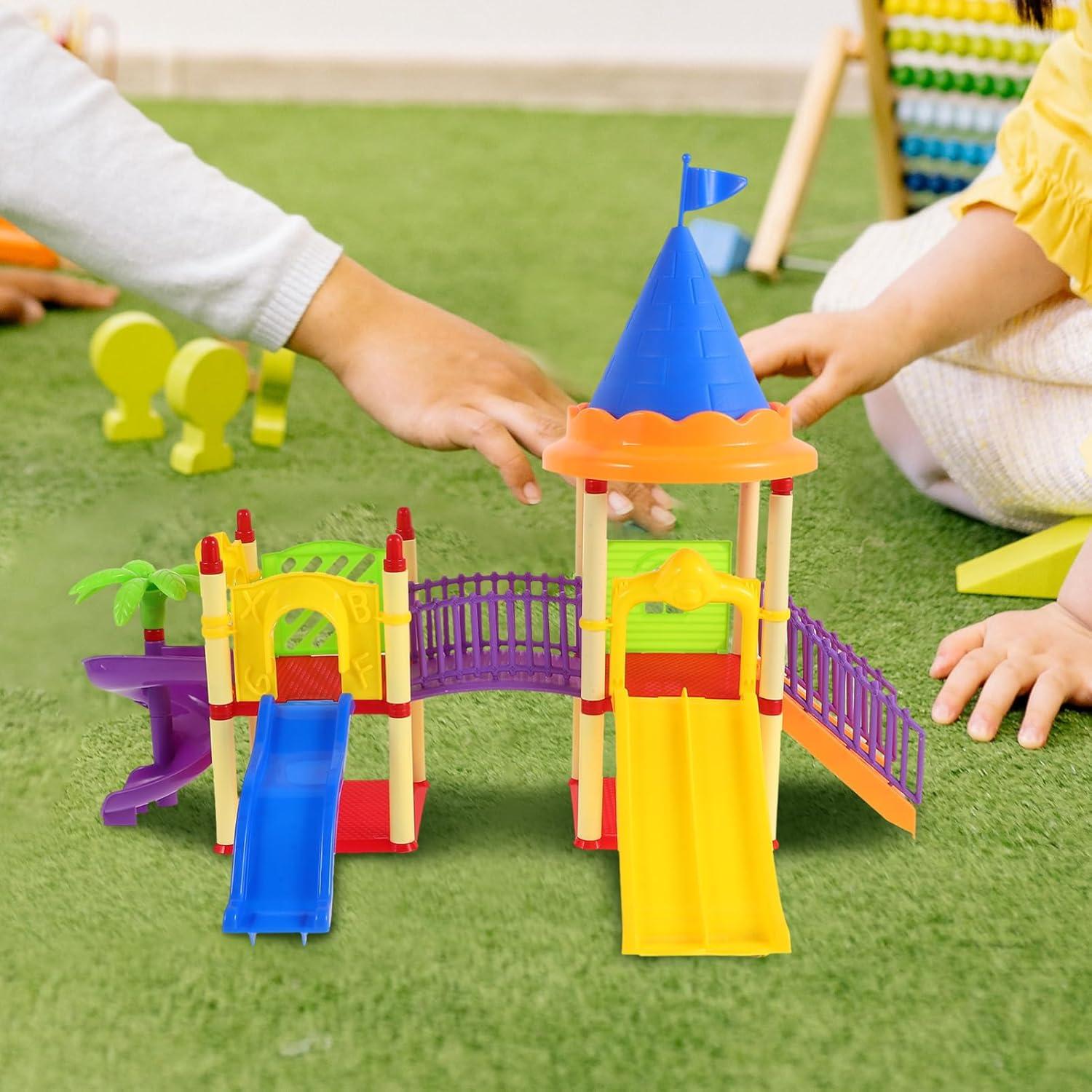 Parque Infantil Miniatura Toyvian con Deslizadero 46x34cm