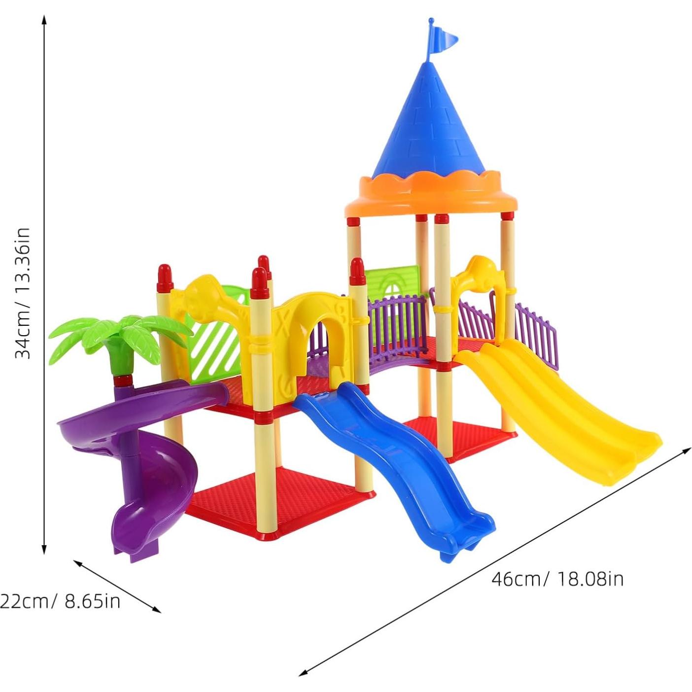 Parque Infantil Miniatura Toyvian con Deslizadero 46x34cm