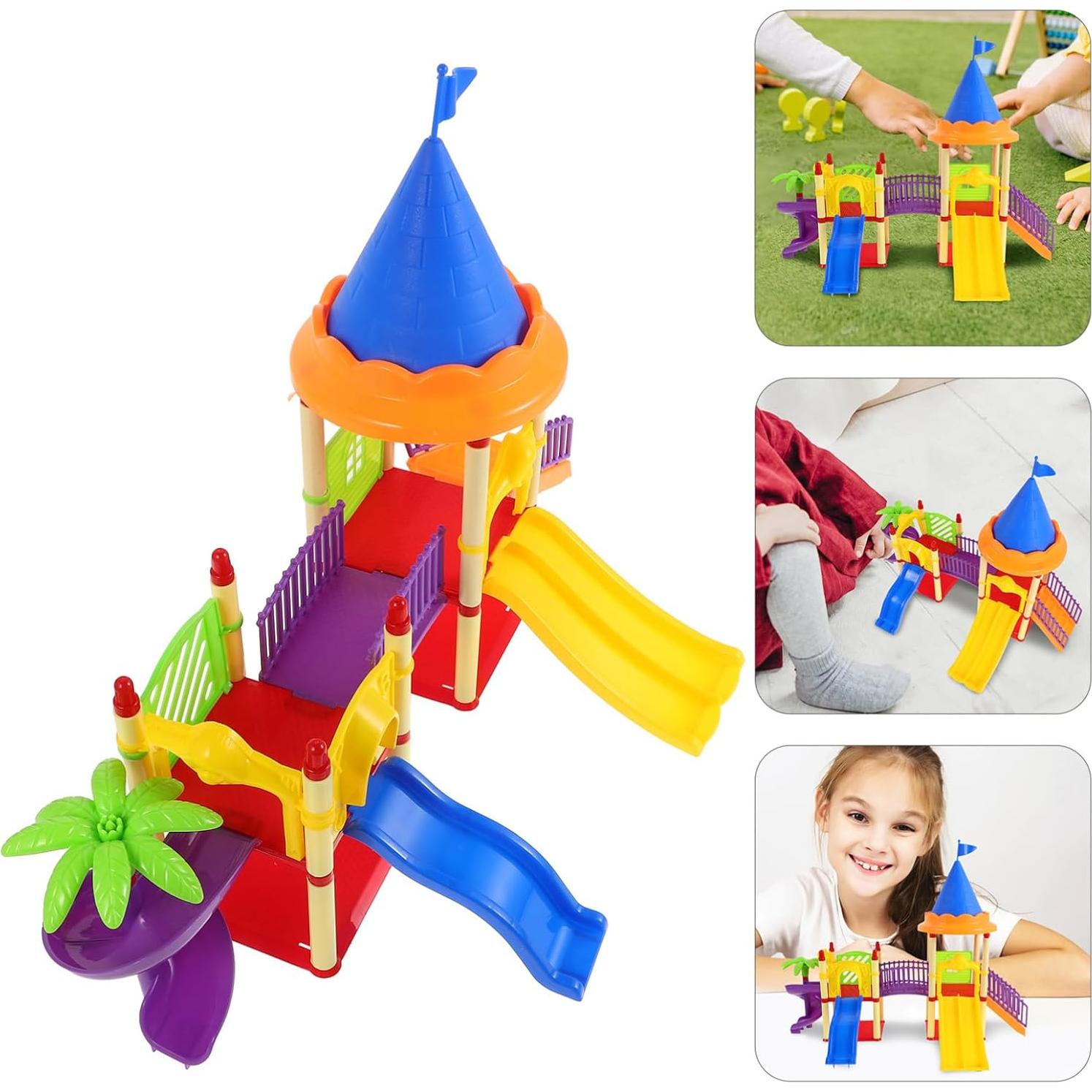 Parque Infantil Miniatura Toyvian con Deslizadero 46x34cm