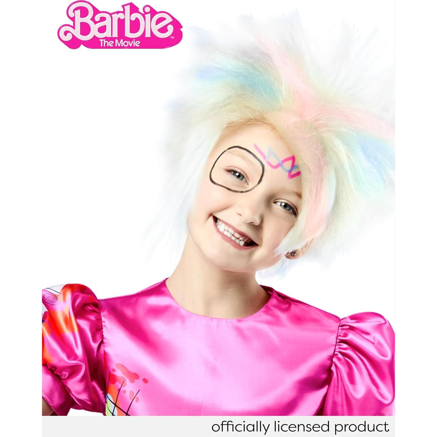 Peluca de Disfraz Rubies Weird Barbie para Niñas - Talla Única