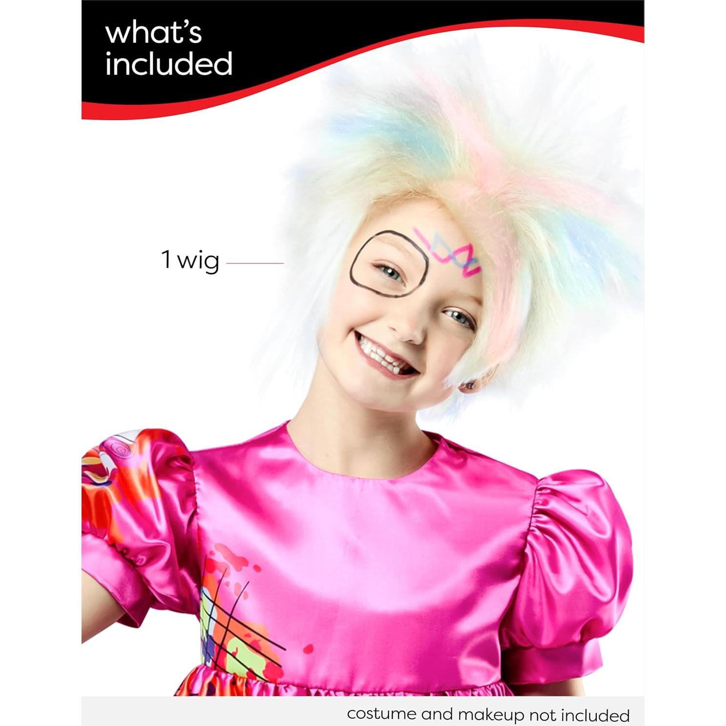 Peluca de Disfraz Rubies Weird Barbie para Niñas - Talla Única