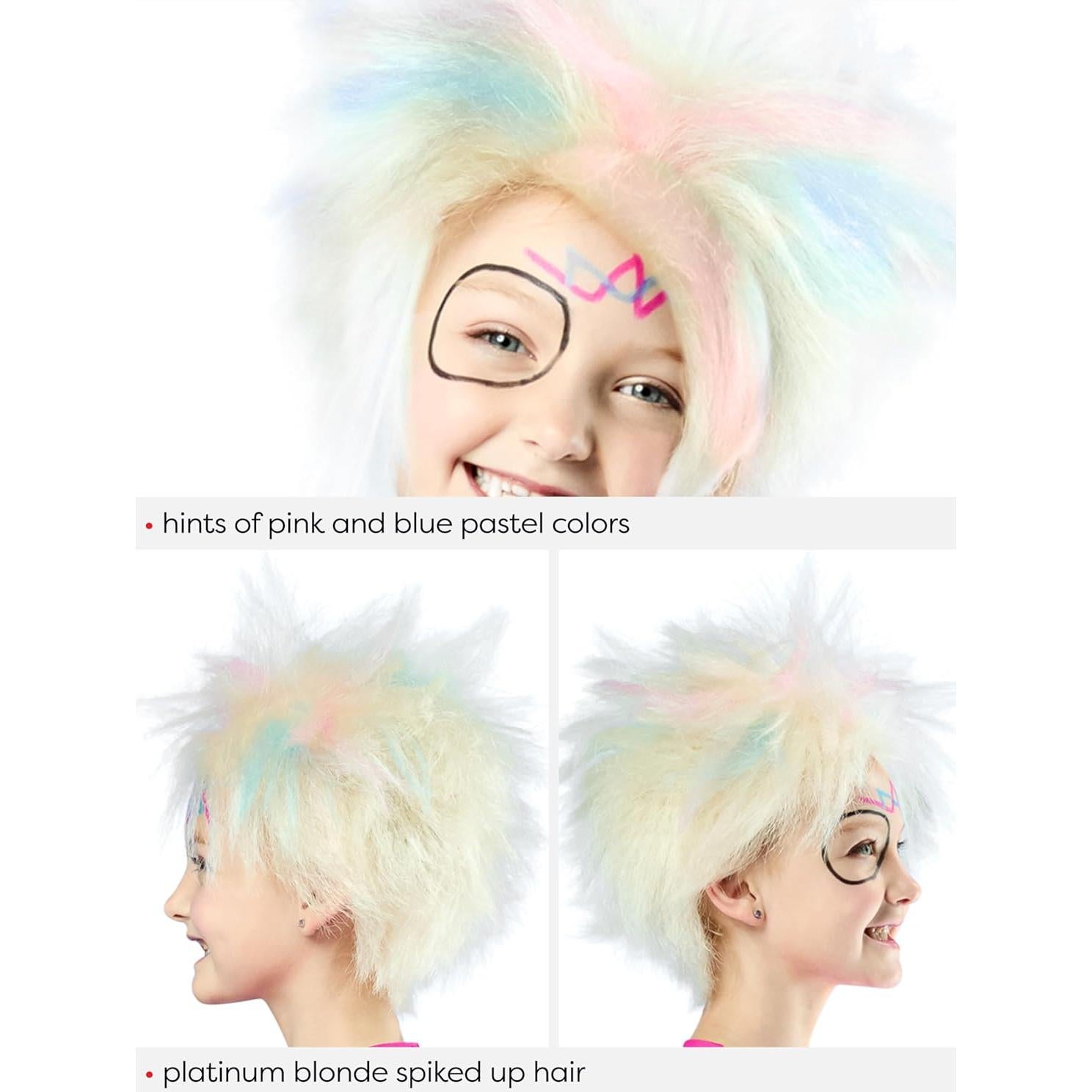 Peluca de Disfraz Rubies Weird Barbie para Niñas - Talla Única