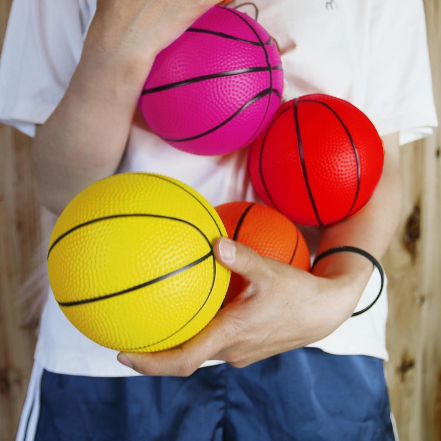 18 Piezas Mini Balones de Baloncesto 12,7 cm Oleitodh
